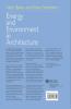 Energy and Environment in Architecture