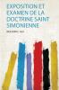 Exposition Et Examen De La Doctrine Saint Simonienne