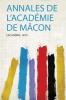 Annales De L'acadÃ©mie De MÃ¢con