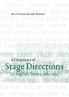 A Dictionary of Stage Directions in English Drama 1580-1642