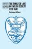 The Family of Love in English Society 1550 1630