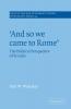 'And So We Came to Rome '