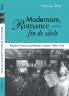 Modernism Romance and the Fin de Siecle
