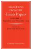 Selections from the Smuts Papers