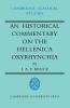 An Historical Commentary on the Hellenica Oxyrhynchia