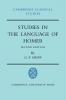 Studies in the Language of Homer