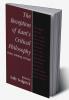 The Reception of Kant's Critical Philosophy