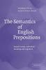 The Semantics of English Prepositions