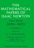 The Mathematical Papers of Isaac Newton