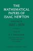 The Mathematical Papers of Isaac Newton