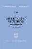 Multivalent Functions