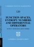 Function Spaces Entropy Numbers Differential Operators