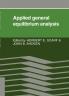 Applied General Equilibrium Analysis