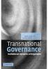 Transnational Governance