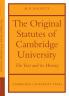 The Orignal Statutes of Cambridge University
