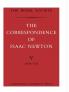 The Correspondence of Isaac Newton