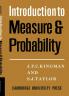 Introdction to Measure and Probability