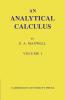 An Analytical Calculus