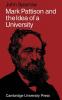 Mark Pattison and the Idea of a University