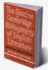 The Concise Cambridge Bibliography of English Literature 1600 1950
