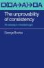 The Unprovability of Consistency
