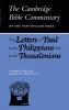 Letters of Paul to the Philippians and to the Thessalonians