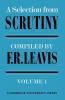 A Selection from Scrutiny 2 Volume Set