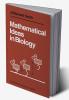 Mathematical Ideas in Biology