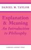 Explanation and Meaning