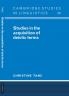 Studies in the Acquisition of Deictic Terms