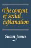 The Content of Social Explanation