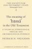The Meaning of B Ma in the Old Testament