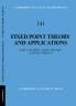 Fixed Point Theory and Applications