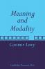 Meaning and Modality