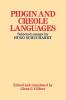 Pidgin and Creole Languages