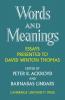 Words and Meanings