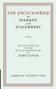 The Encyclopedie of Diderot and D'Alembert