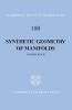 Synthetic Geometry of Manifolds