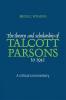 The Theory and Scholarship of Talcott Parsons to 1951