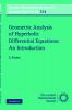 Geometric Analysis of Hyperbolic Differential Equations