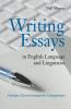 Writing Essays in English Language and Linguistics