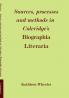 Sources Processes and Methods in Coleridge's 'Biographia Literaria'