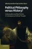 Political Philosophy versus History?