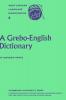 A Grebo English Dictionary