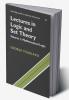 Lectures in Logic and Set Theory