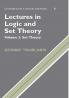Lectures in Logic and Set Theory Volume 2