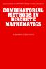Combinatorial Methods in Discrete Mathematics