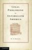 Legal Publishing in Antebellum America