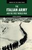 The Italian Army and the First World War