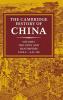 The Cambridge History of China Volume 1